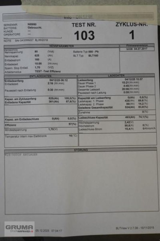 Sonstige Teile tipa Sonstige 80 Volt 5 PzS 625 Ah, Gebrauchtmaschine u Friedberg-Derching (Slika 6)