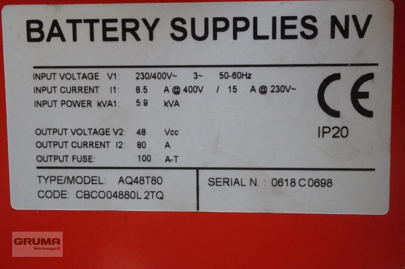 Sonstige Teile Türe ait Sonstige AQ48T80 48 V/ 80 A, Gebrauchtmaschine içinde Friedberg-Derching (resim 6)
