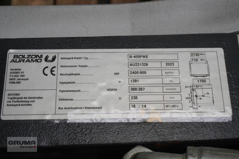 Sonstige Teile типа Sonstige B-400PWE, Breite 1830 mm, Gebrauchtmaschine в Friedberg-Derching (Фотография 5)