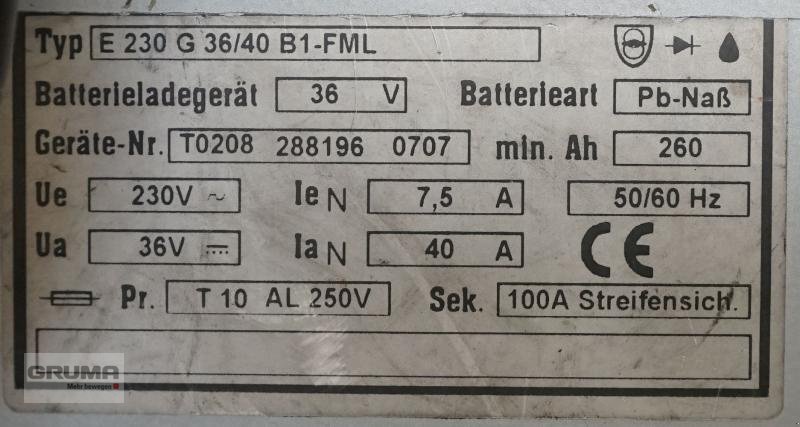 Sonstige Teile Türe ait Sonstige E 230 G 36/40 B1-FML, Gebrauchtmaschine içinde Friedberg-Derching (resim 6)