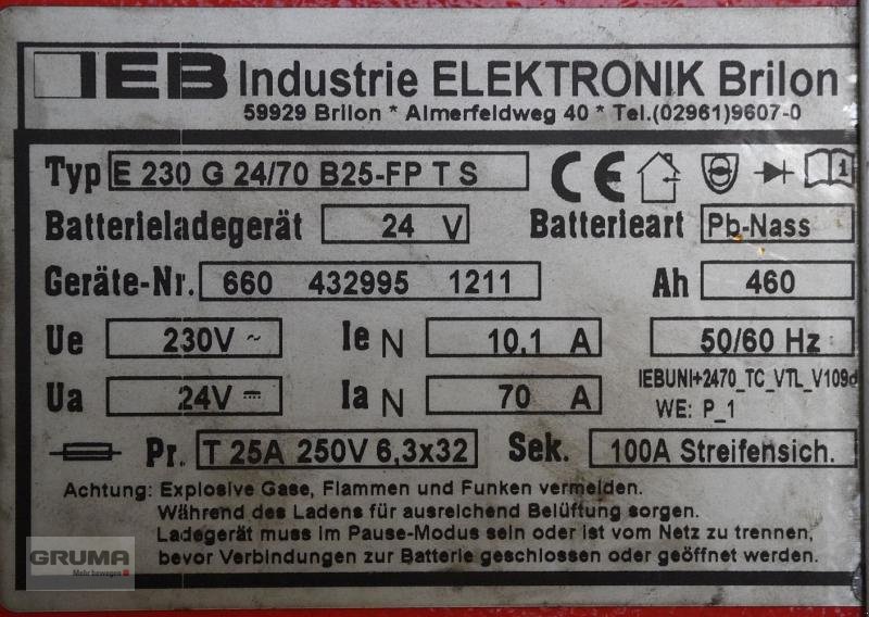 Sonstige Teile van het type Sonstige Filon FUTUR E 230 G 24/70 B25-FP T S, Gebrauchtmaschine in Friedberg-Derching (Foto 6)