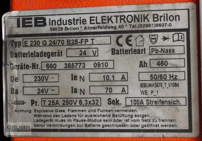 Sonstige Teile tip Sonstige Filon FUTUR E 230 G 24/70 B25-FP T, Gebrauchtmaschine in Friedberg-Derching (Poză 6)