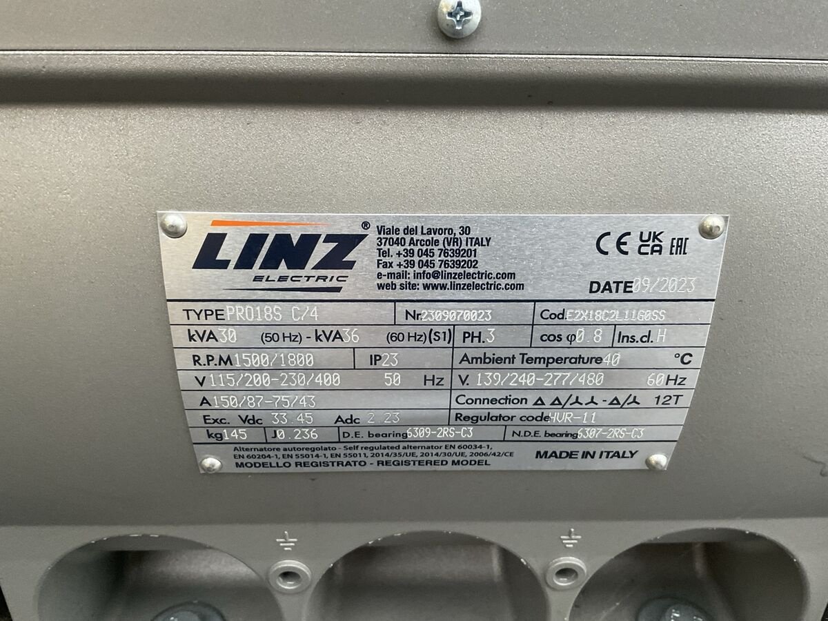 Sonstige Teile van het type Sonstige Hartner Zapfwellengenerator IP 23 30 kVA (30TRL-, Neumaschine in Zwettl (Foto 13)