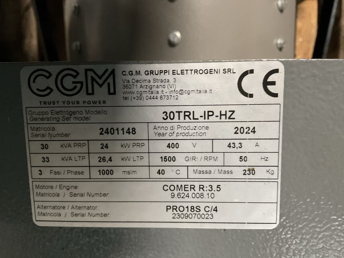 Sonstige Teile van het type Sonstige Hartner Zapfwellengenerator IP 23 30 kVA (30TRL-, Neumaschine in Zwettl (Foto 14)