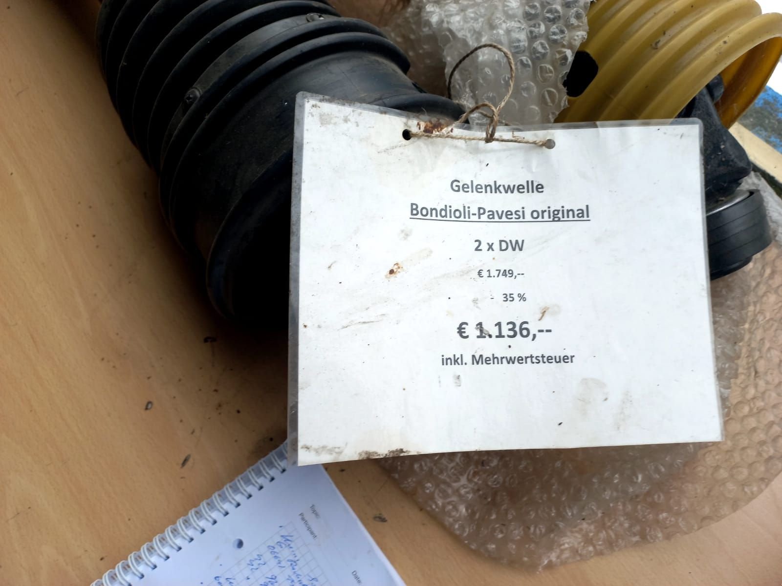 Sonstige Teile Türe ait Sonstige Pondioli & Pavesi, Neumaschine içinde Göpfritz (resim 2)