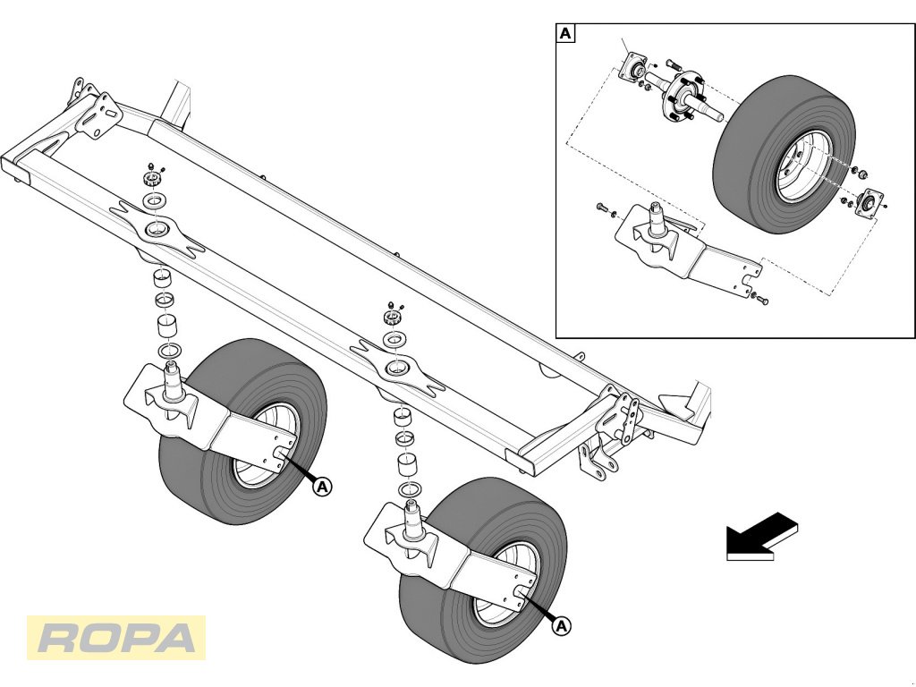 Sonstige Teile typu Sonstige Zusatzfahrwerk zum Basteln / Ausschlachten, Gebrauchtmaschine v Herrngiersdorf (Obrázek 10)