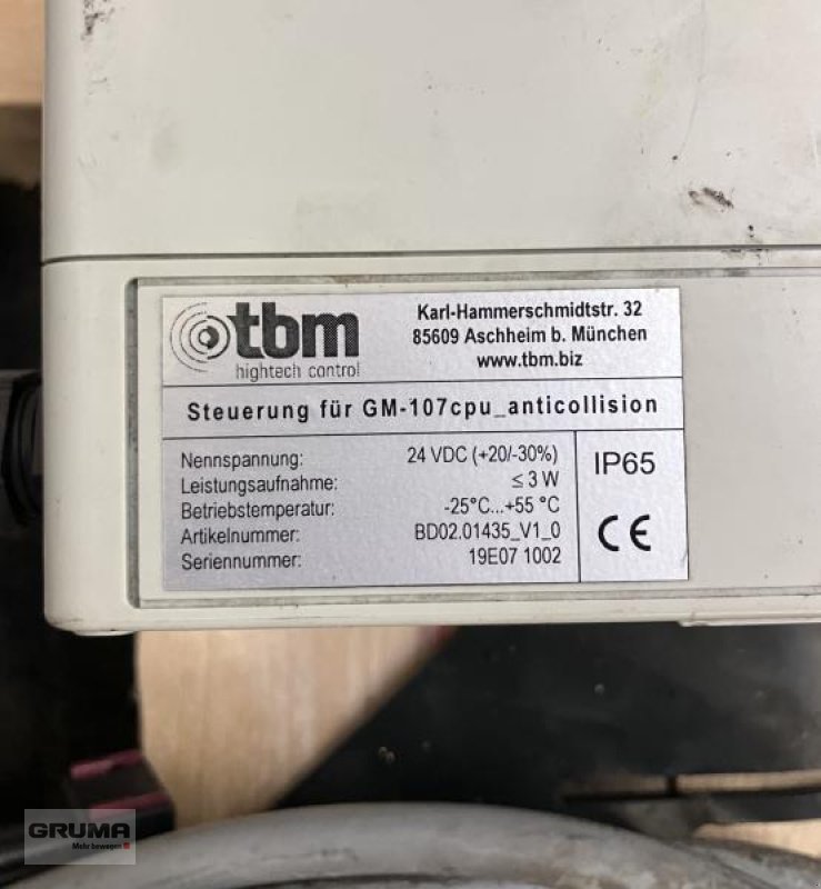 Sonstige Teile типа TBM Personenschutzanlage GM-107cpu, Gebrauchtmaschine в Friedberg-Derching (Фотография 4)