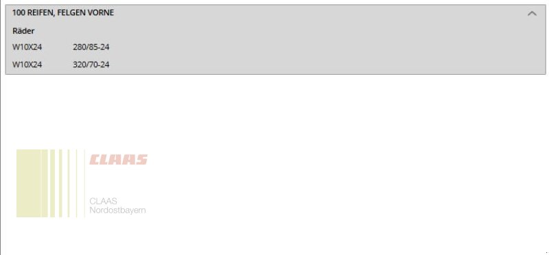 Sonstige Traktoren tip CLAAS Verstellfelgen 24 Zoll, W10x24, Neumaschine in Altenstadt a.d. Waldnaab (Poză 3)