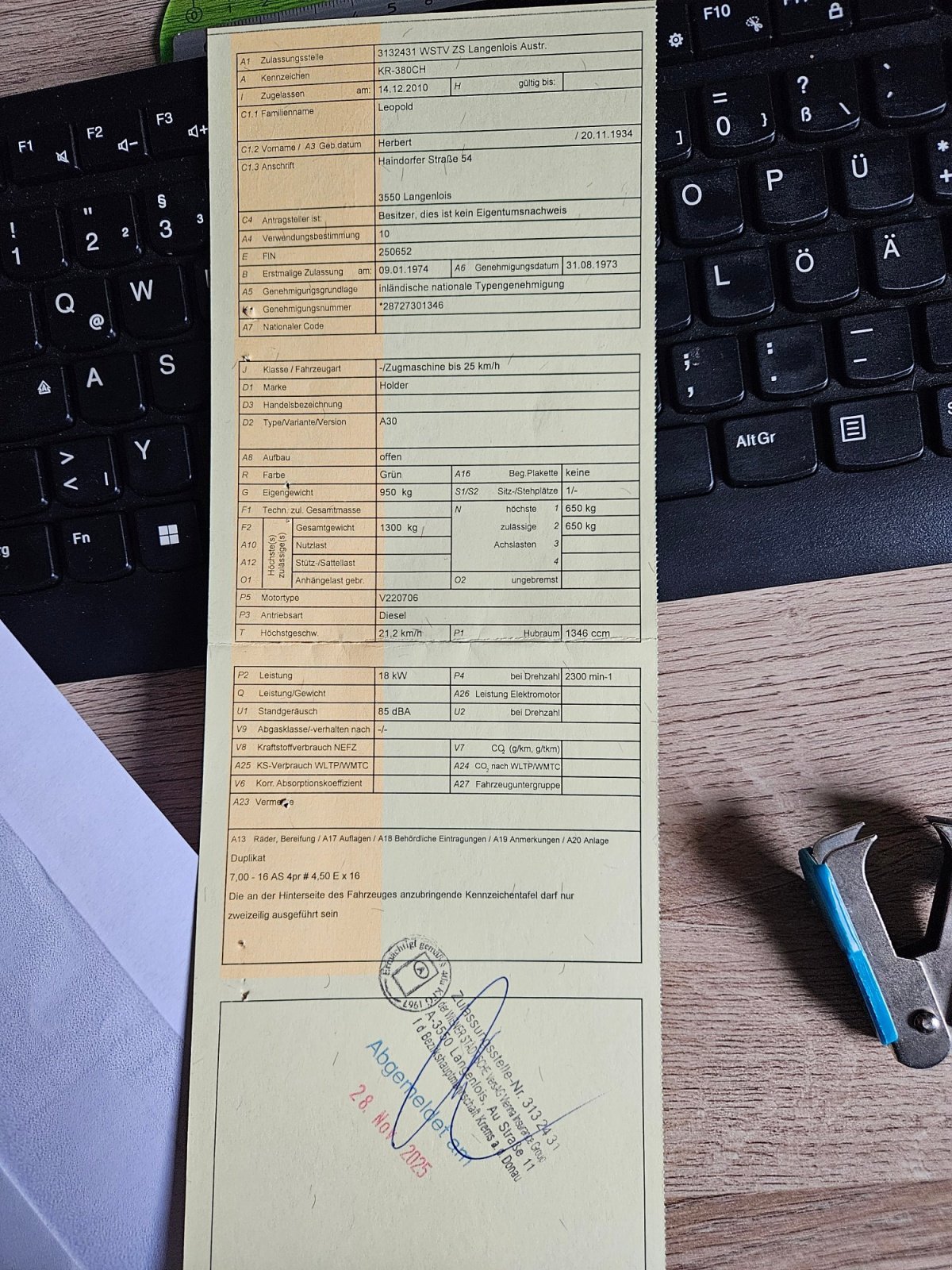 Sonstige Traktoren от тип Holder A 30, Gebrauchtmaschine в Langenlois (Снимка 1)