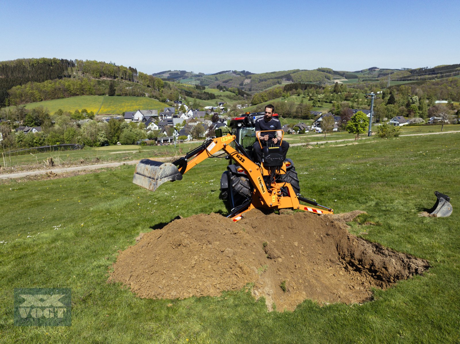 Sonstige Traktorteile typu DIGGER BA22 Heckbagger /Anbaubagger für Traktor inkl. Baggerschaufel-Aktionsangebot, Neumaschine v Schmallenberg (Obrázek 4)
