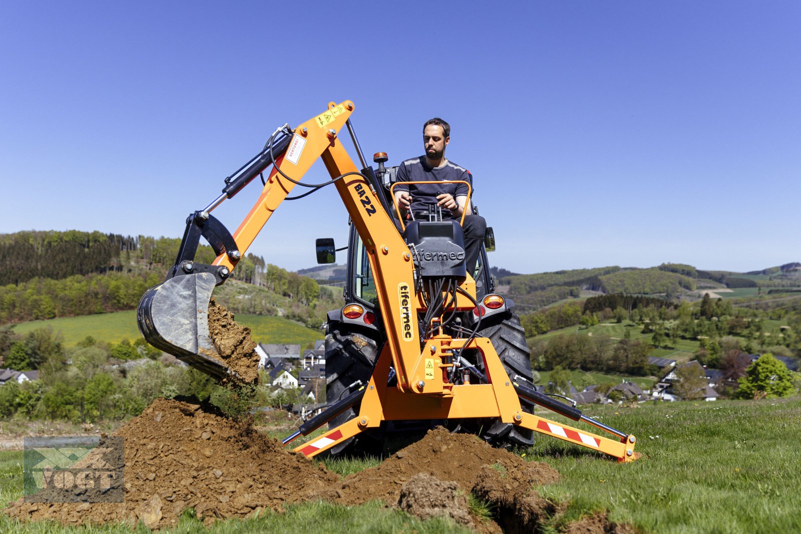 Sonstige Traktorteile typu DIGGER BA22 Heckbagger /Anbaubagger für Traktor inkl. Baggerschaufel-Aktionsangebot, Neumaschine v Schmallenberg (Obrázek 7)