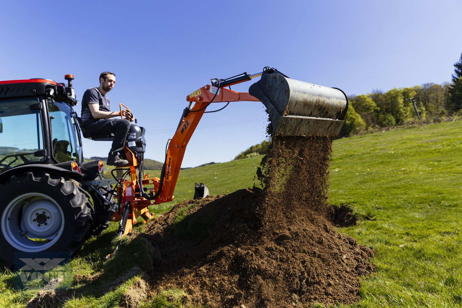 Sonstige Traktorteile typu DIGGER BA22 Heckbagger /Anbaubagger für Traktor inkl. Baggerschaufel-Aktionsangebot, Neumaschine v Schmallenberg (Obrázek 10)