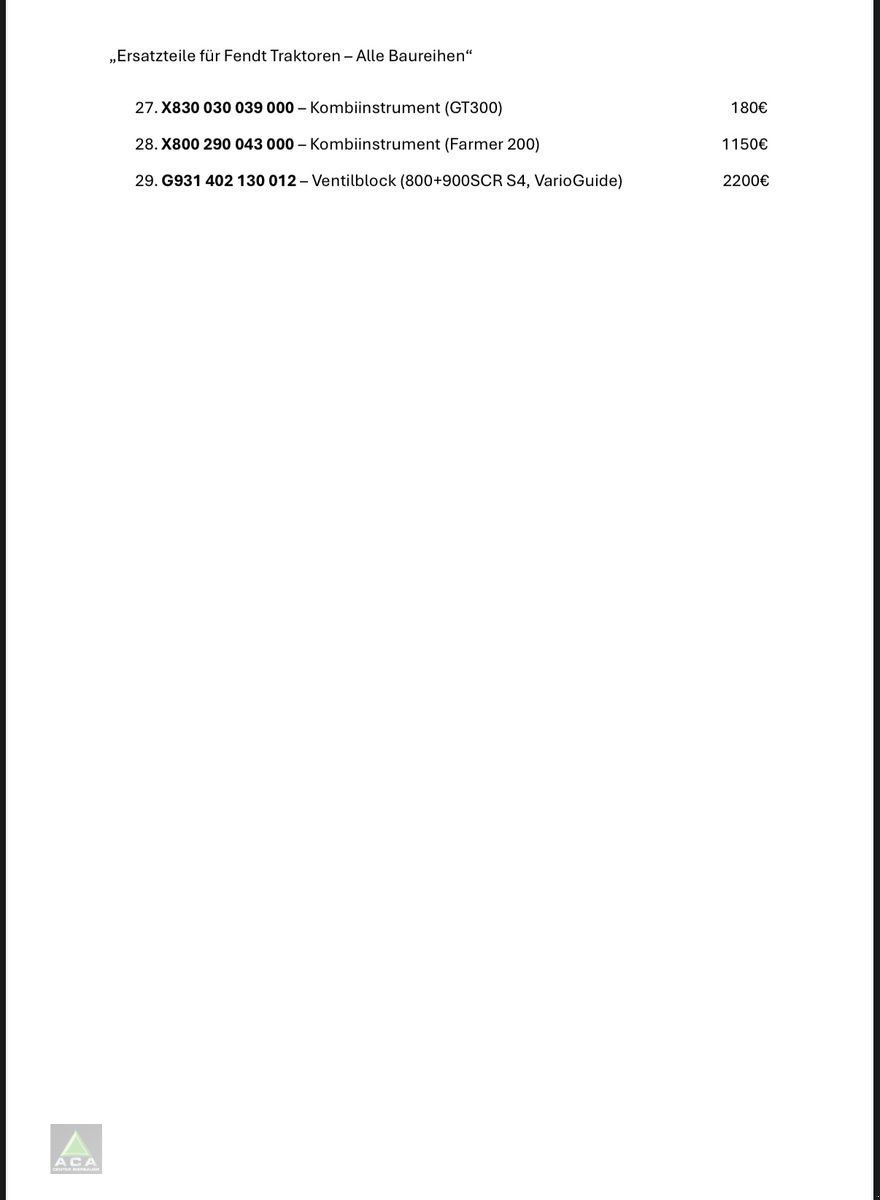 Sonstige Traktorteile des Typs Fendt Ersatzeile 400-900  SCR,S4,Com3 Xylon,GT Farmer, Neumaschine in Markt Hartmannsdorf (Bild 2)