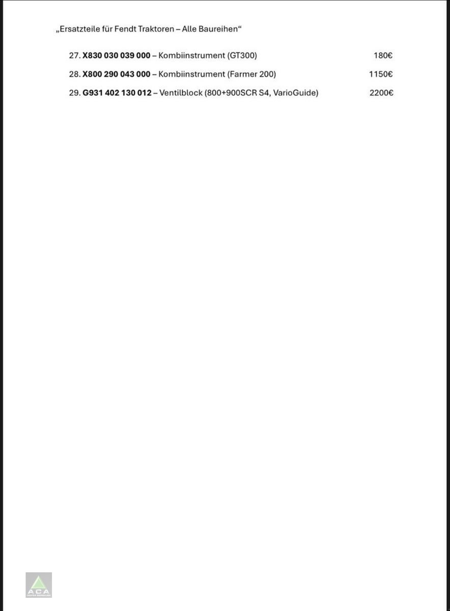Sonstige Traktorteile of the type Fendt Ersatzeile 400-900  SCR,S4,Com3 Xylon,GT Farmer, Neumaschine in Markt Hartmannsdorf (Picture 2)