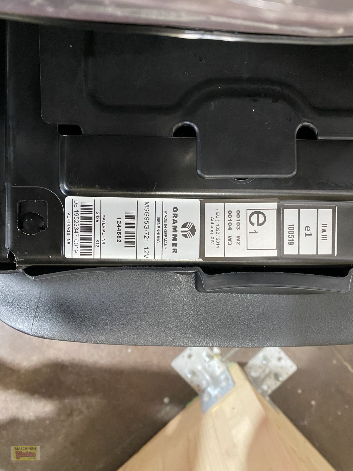 Sonstige Traktorteile des Typs Grammer Traktorsitz Luftsitz MSG95G/721, Neumaschine in Kötschach (Bild 19)