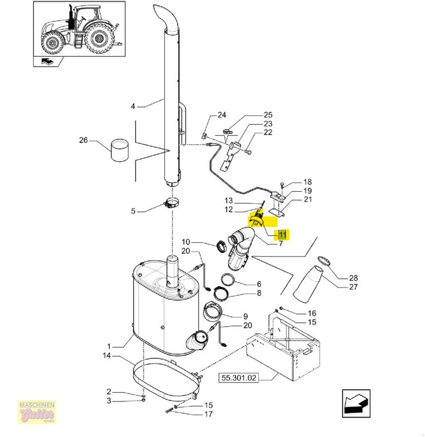 Sonstige Traktorteile des Typs New Holland CNH 47511724 // 8424702 Modul Injector DE NOx, Neumaschine in Kötschach (Bild 5)