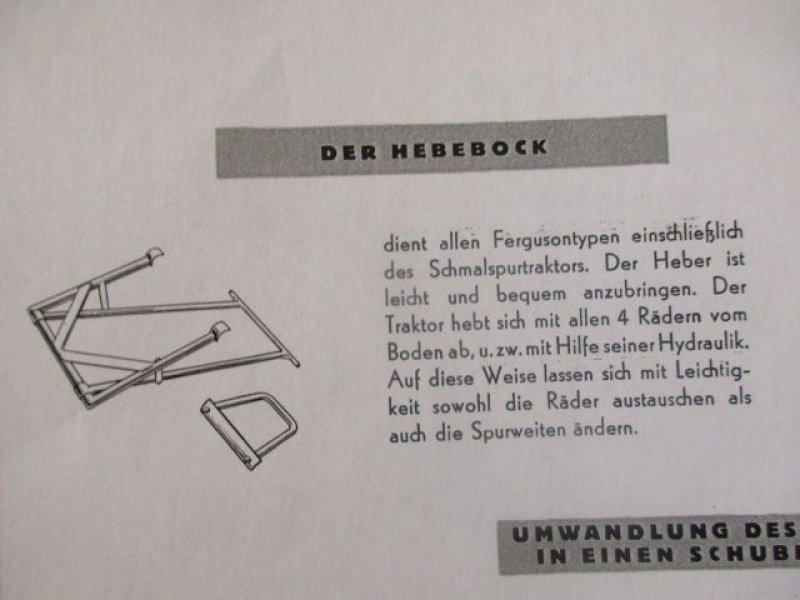 Sonstige Traktorteile типа Sonstige A-TE-70 Ferguson Hebebock, Gebrauchtmaschine в NATTERNBACH (Фотография 9)