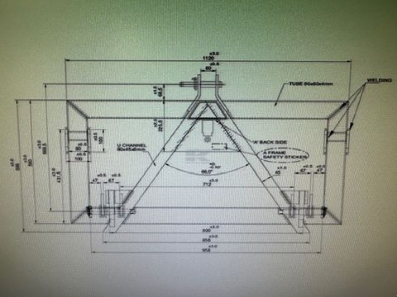 Sonstige Traktorteile typu Sonstige Dreipunktadapter Dreieck-Euro, Neumaschine v Tamsweg (Obrázek 10)