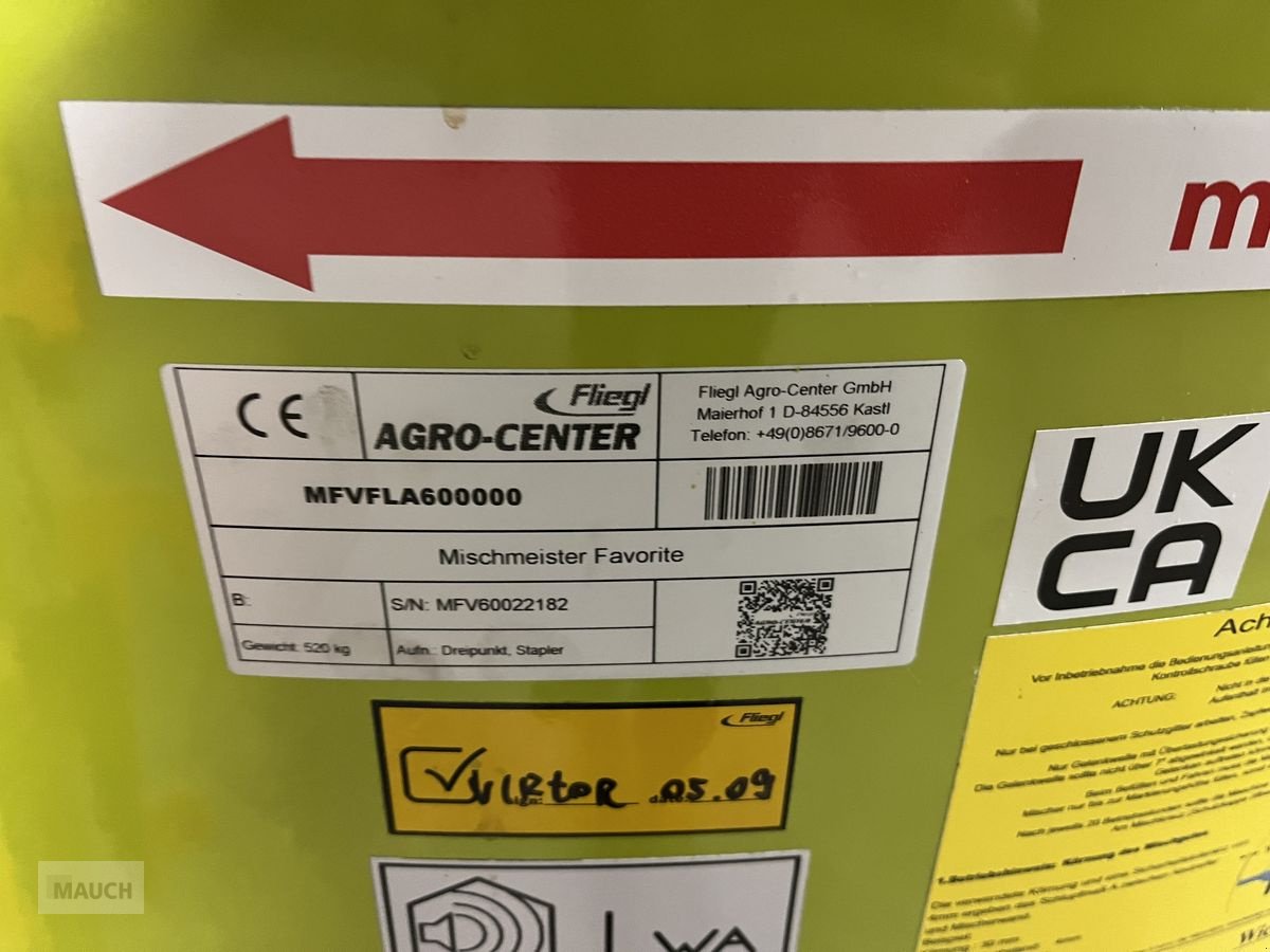 Sonstige Traktorteile des Typs Sonstige Fliegl Zwangsmischer Mischmeister 600, Neumaschine in Burgkirchen (Bild 13)