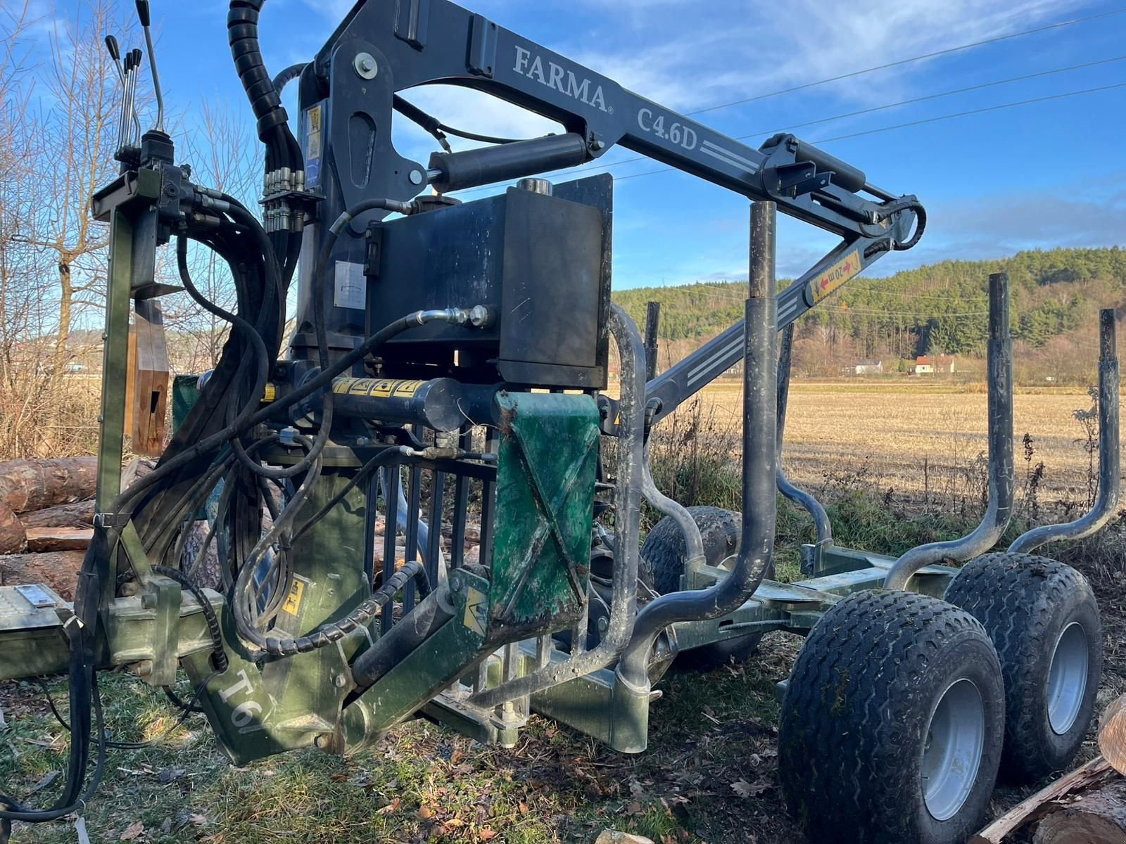 Sonstige Traktorteile za tip Sonstige Forstanhänger T6-C4,6D, Gebrauchtmaschine u Strem (Slika 2)