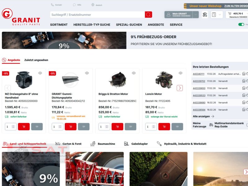 Sonstige Traktorteile typu Sonstige Granit Partnershop, Neumaschine v Eberschwang