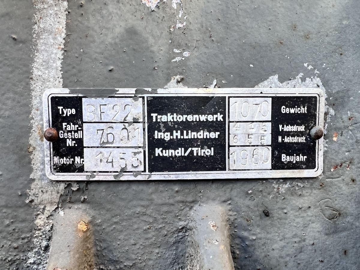 Sonstige Traktorteile typu Sonstige Lindner BF 22 TEILE, Gebrauchtmaschine w Stainach (Zdjęcie 3)