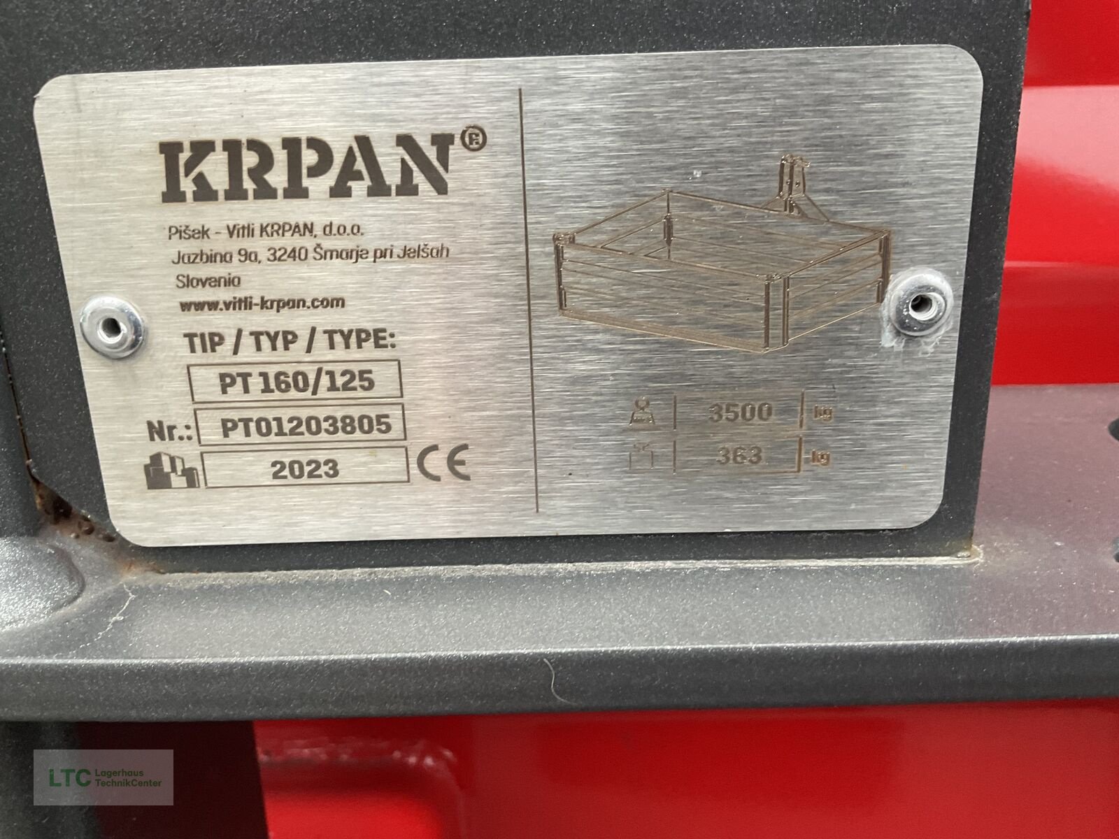 Sonstige Traktorteile tipa Sonstige PT 160 x 125 Kipptransporter, Neumaschine u Redlham (Slika 13)