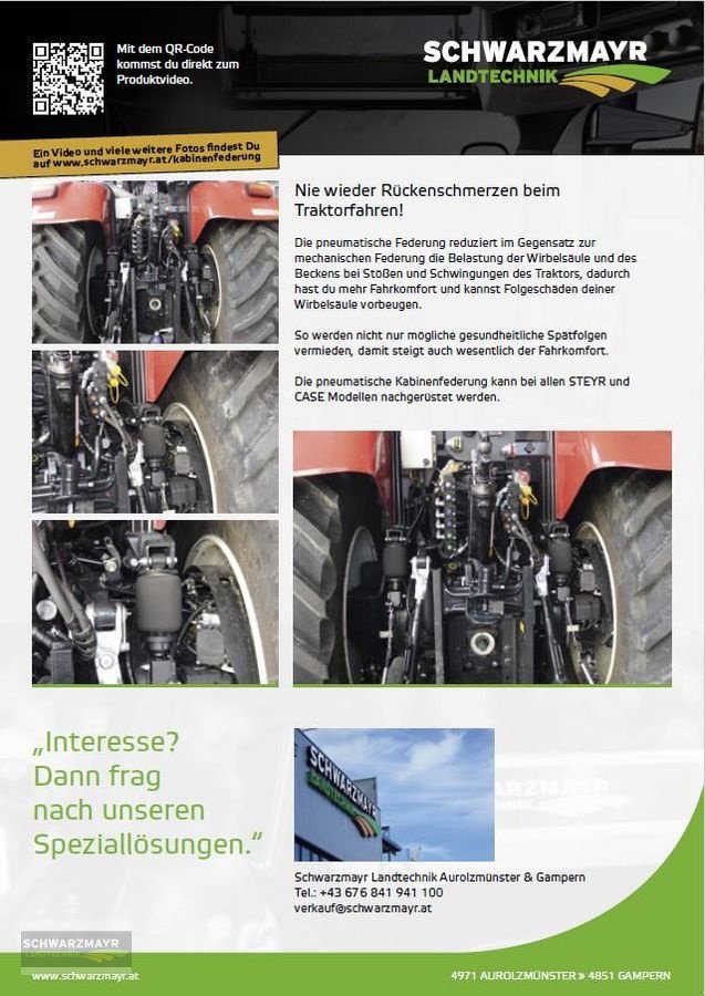 Sonstige Traktorteile типа Sonstige Schwarzmayr pneumatische Kabinenfederung, Neumaschine в Aurolzmünster (Фотография 9)