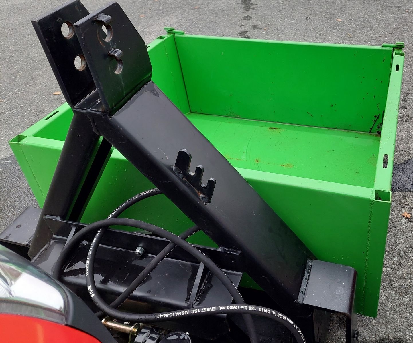 Sonstige Traktorteile des Typs Sonstige Transportkiste 1 x 1 m hydraulisch, Gebrauchtmaschine in Strem (Bild 4)