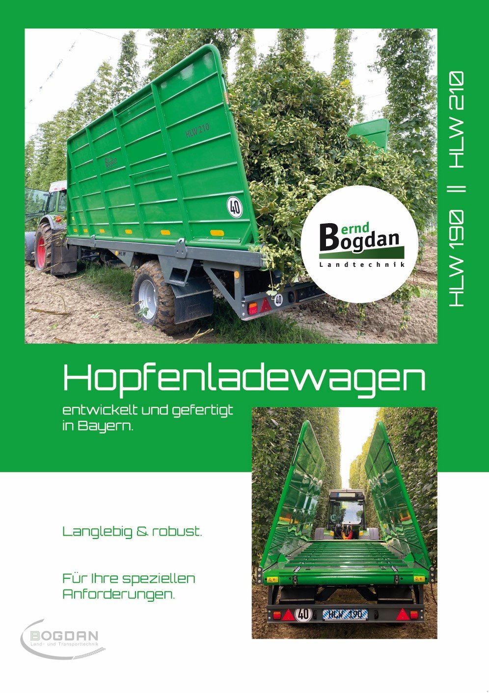 Sonstige Transporttechnik des Typs Bogdan HLW 210, Neumaschine in Rohr i. NB (Bild 4)