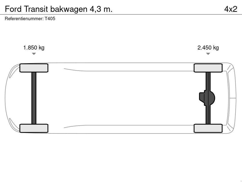 Sonstige Transporttechnik des Typs Ford Transit bakwagen 4,3 m., Gebrauchtmaschine in Groenekan (Bild 11)