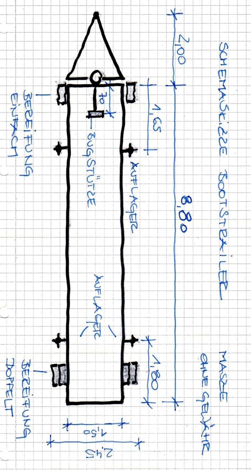 Sonstige Transporttechnik des Typs Hafentrailer Eigenbau stabil, Gebrauchtmaschine in Heidelberg-Süd (Bild 3)