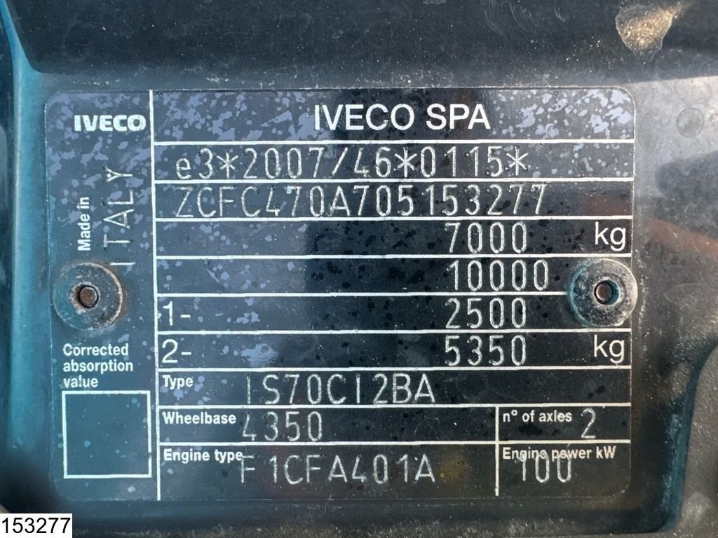 Sonstige Transporttechnik of the type Iveco Daily 70-140 EURO 6, CNG, Dhollandia, Manual transmission, Gebrauchtmaschine in Ede (Picture 8)