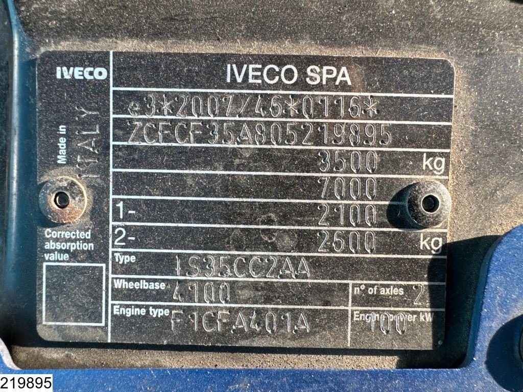 Sonstige Transporttechnik typu Iveco Daily Daily 35 NP EURO 6, CNG, Manual transmission, Gebrauchtmaschine v Ede (Obrázek 8)