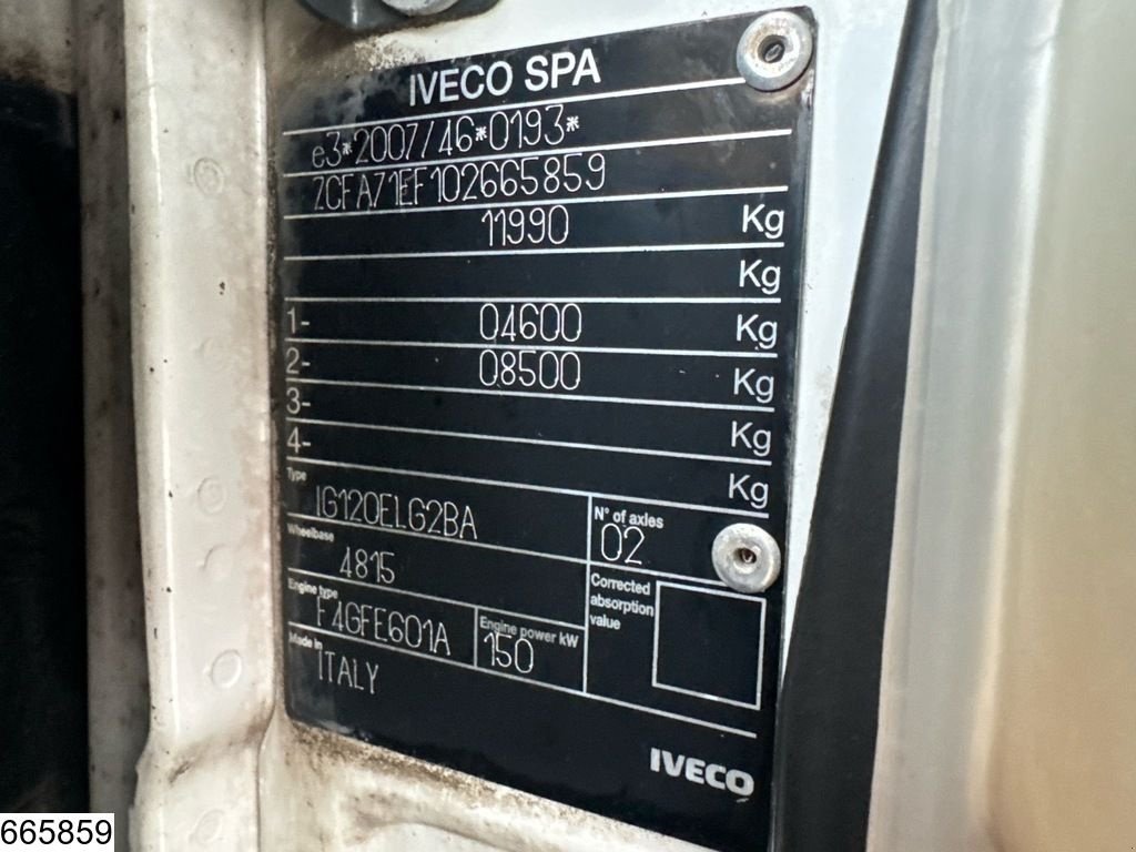 Sonstige Transporttechnik du type Iveco Eurocargo 120-210L CNG EURO 6, CNG,Palfinger, Telma, Manual tran, Gebrauchtmaschine en Ede (Photo 8)
