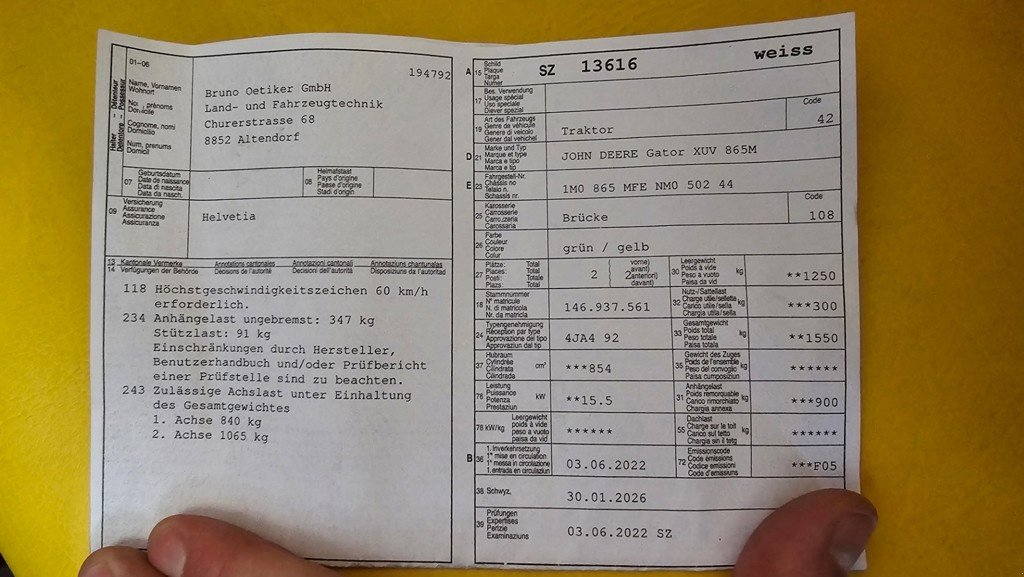 Sonstige Transporttechnik типа John Deere 865M, Gebrauchtmaschine в Altendorf (Фотография 11)