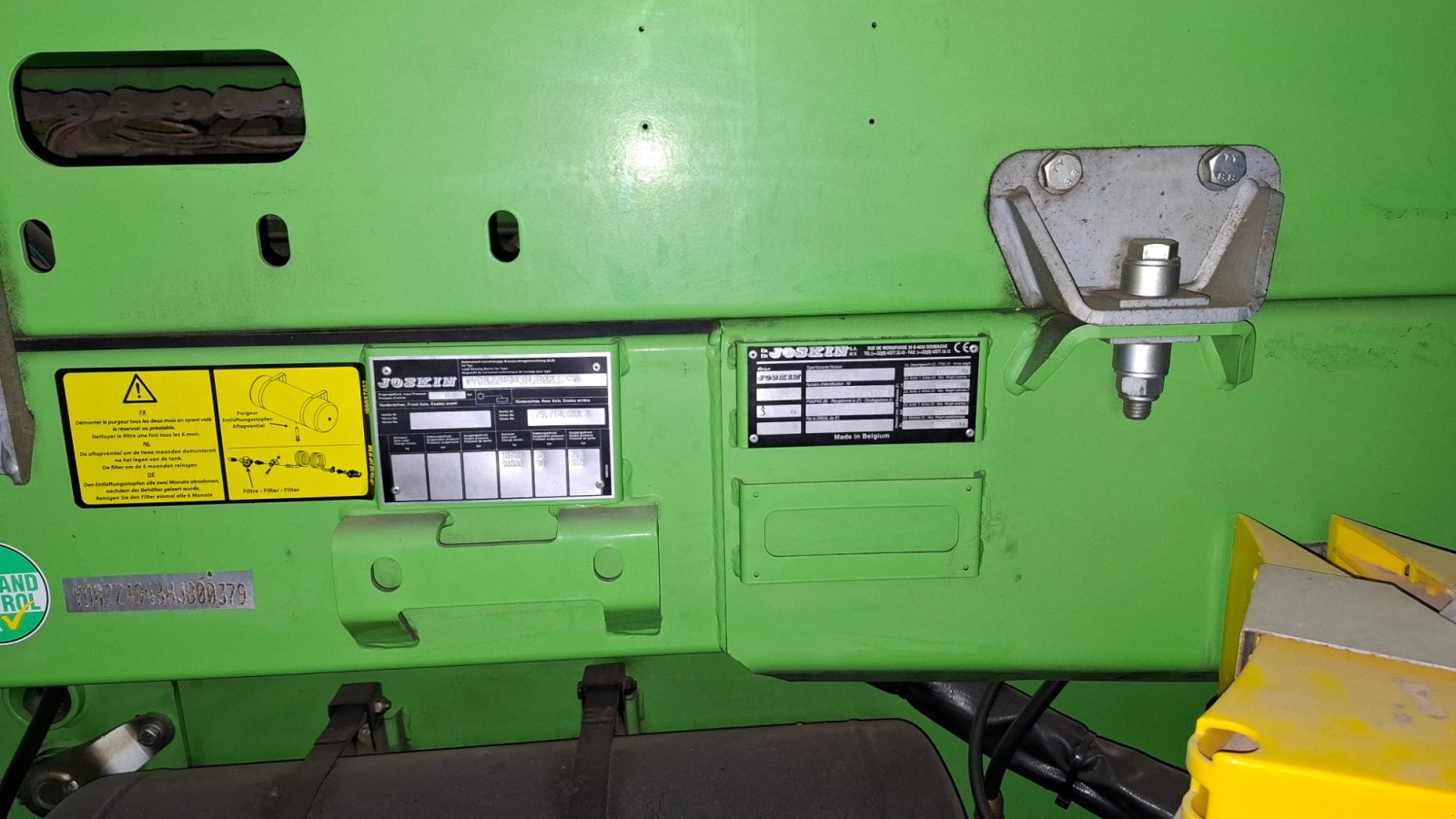 Sonstige Transporttechnik typu Joskin Drakkar 9600 41T180, Gebrauchtmaschine v Maroldsweisach (Obrázek 9)