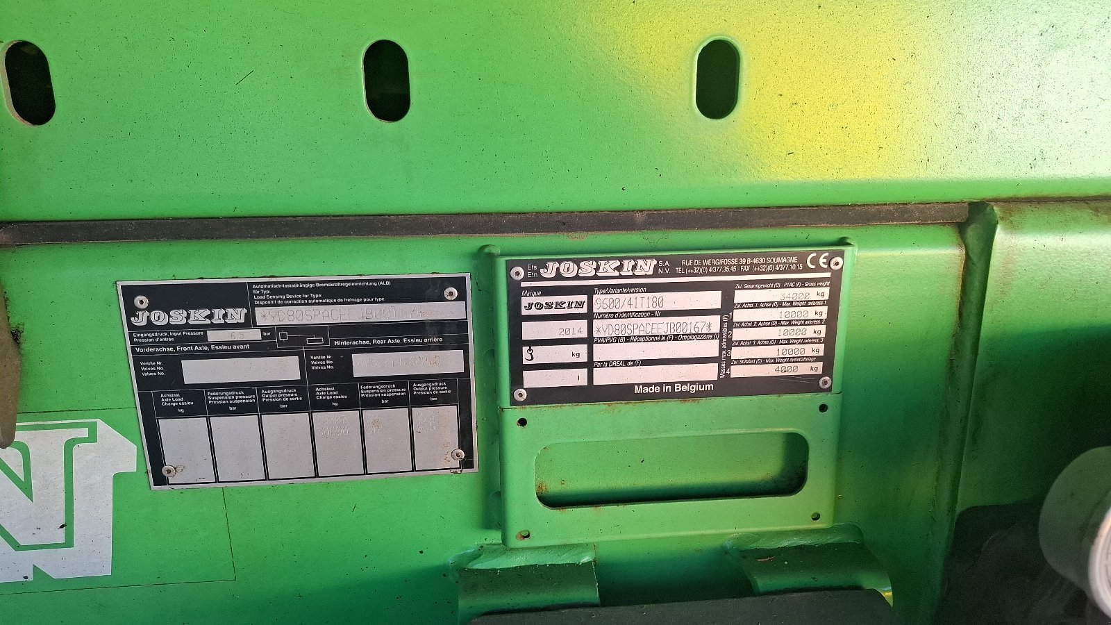 Sonstige Transporttechnik типа Joskin Drakkar, Gebrauchtmaschine в Ellenberg (Фотография 9)