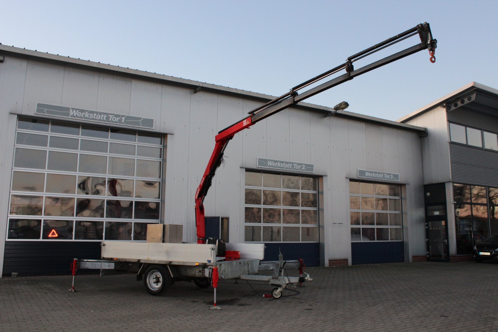 Sonstige Transporttechnik του τύπου Klagie KRANANHÄNGER mit Fassi-Kran Modell F40BF.0.24 Active, Gebrauchtmaschine σε Wagenfeld (Φωτογραφία 1)