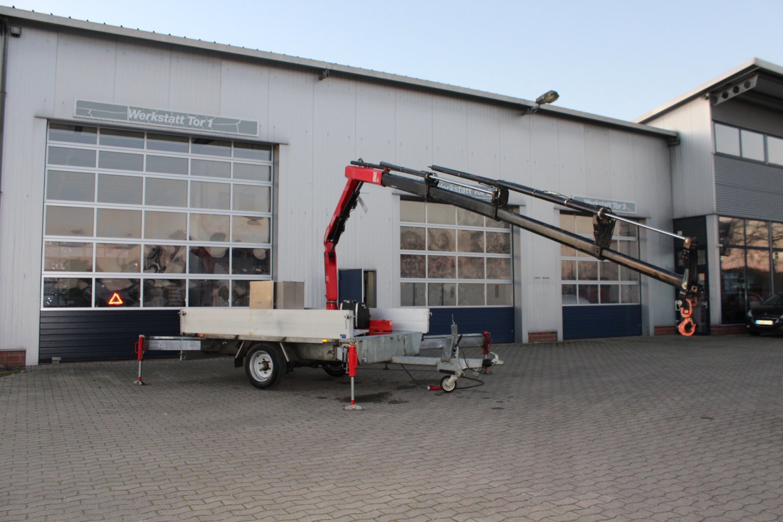 Sonstige Transporttechnik του τύπου Klagie KRANANHÄNGER mit Fassi-Kran Modell F40BF.0.24 Active, Gebrauchtmaschine σε Wagenfeld (Φωτογραφία 3)