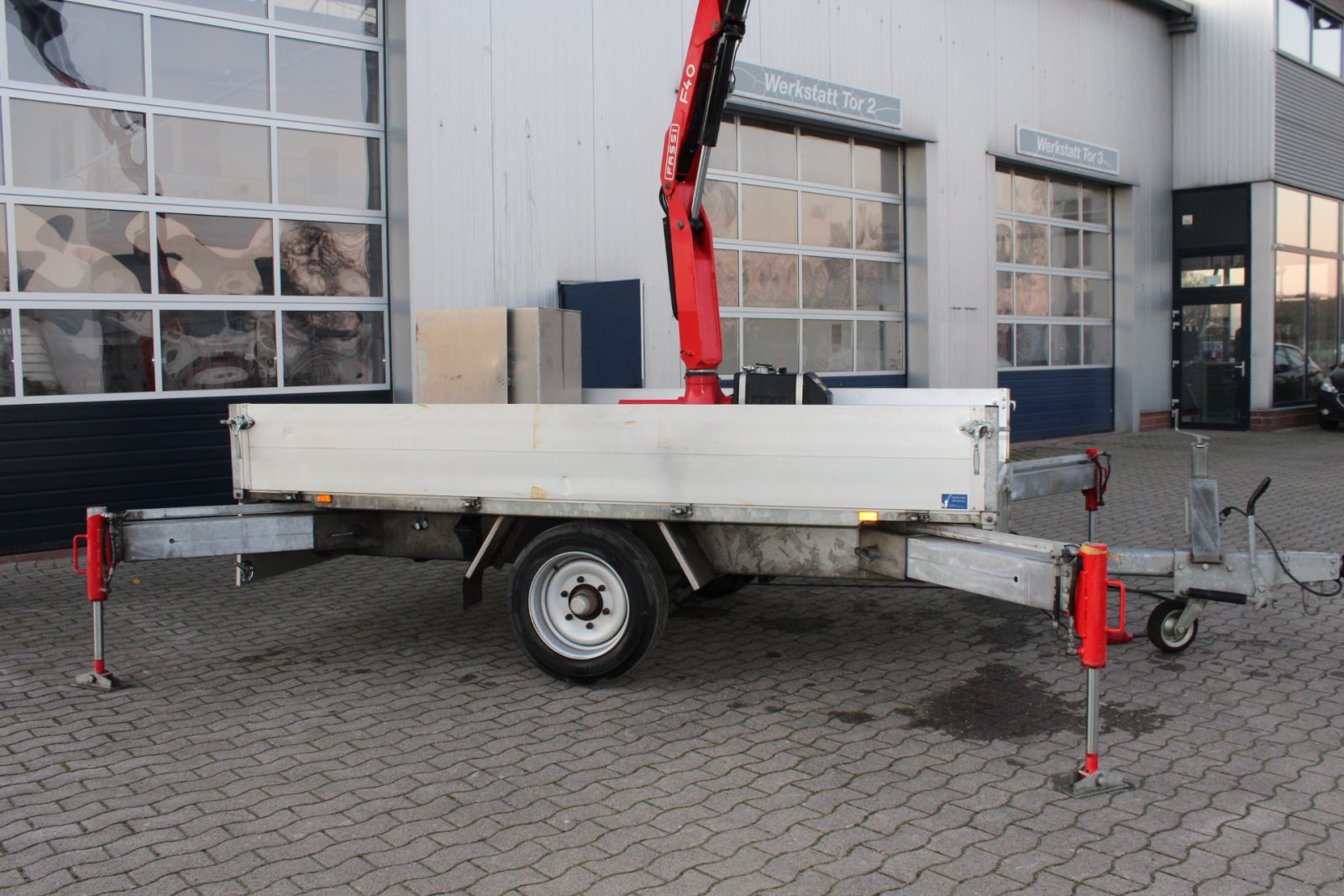 Sonstige Transporttechnik του τύπου Klagie KRANANHÄNGER mit Fassi-Kran Modell F40BF.0.24 Active, Gebrauchtmaschine σε Wagenfeld (Φωτογραφία 5)