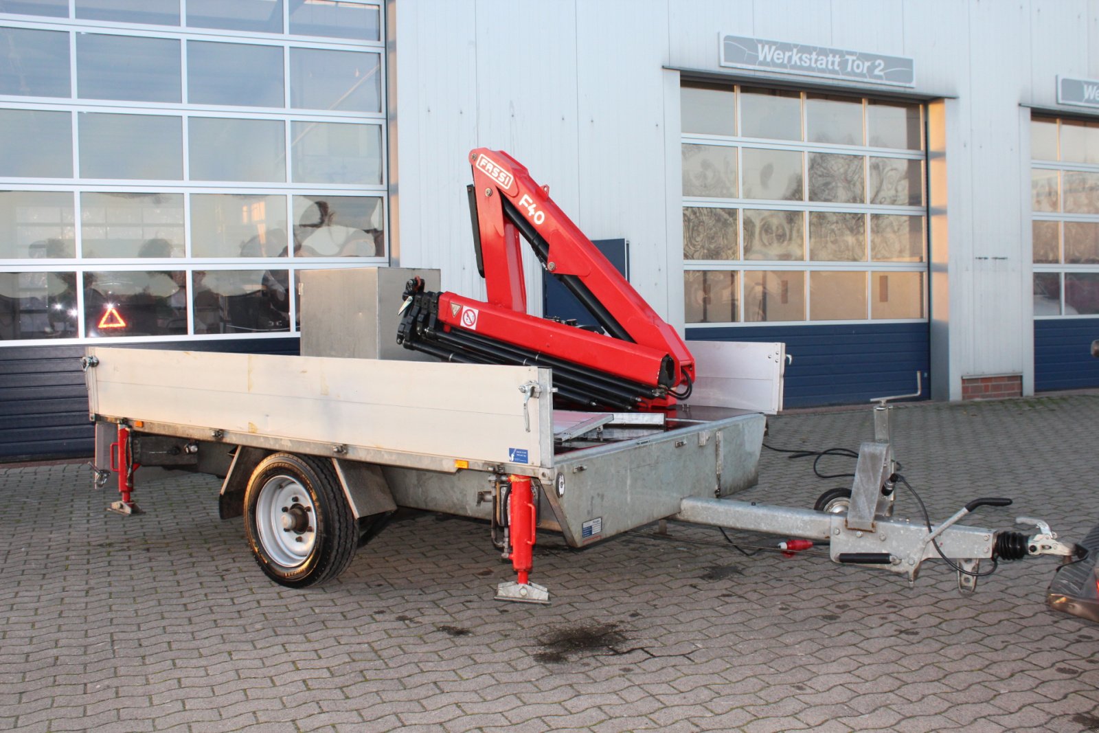 Sonstige Transporttechnik του τύπου Klagie KRANANHÄNGER mit Fassi-Kran Modell F40BF.0.24 Active, Gebrauchtmaschine σε Wagenfeld (Φωτογραφία 10)