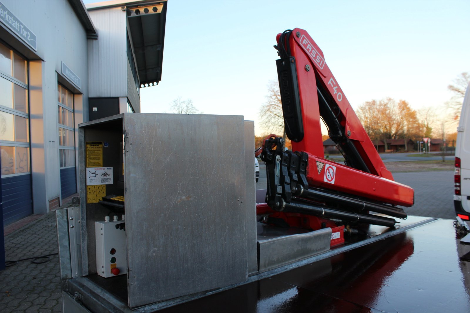 Sonstige Transporttechnik του τύπου Klagie KRANANHÄNGER mit Fassi-Kran Modell F40BF.0.24 Active, Gebrauchtmaschine σε Wagenfeld (Φωτογραφία 15)