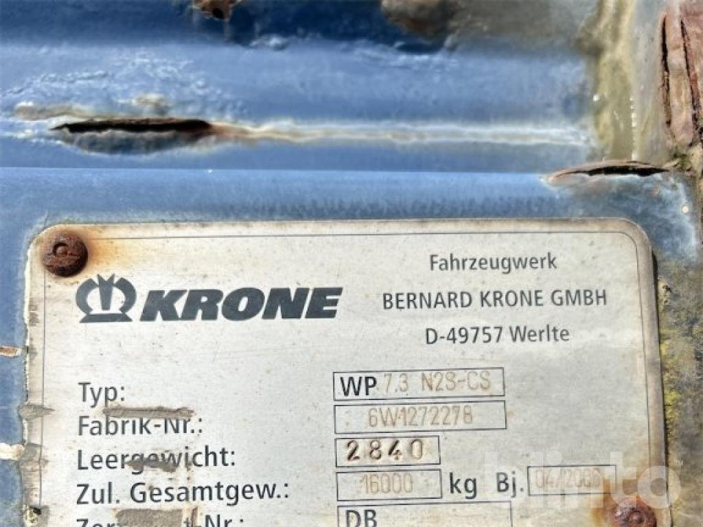 Sonstige Transporttechnik del tipo Krone WP, Gebrauchtmaschine In Düsseldorf (Immagine 5)