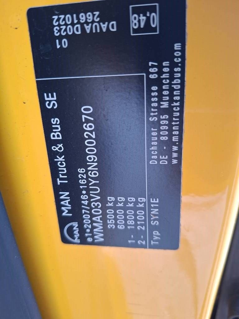 Sonstige Transporttechnik от тип MAN TGE 3.140 4x2F SB, Gebrauchtmaschine в Stabroek (Снимка 10)