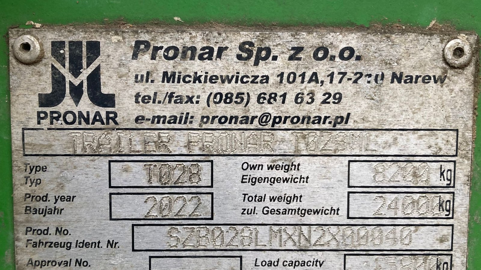 Sonstige Transporttechnik του τύπου PRONAR Sonstiges, Gebrauchtmaschine σε Søllested (Φωτογραφία 4)