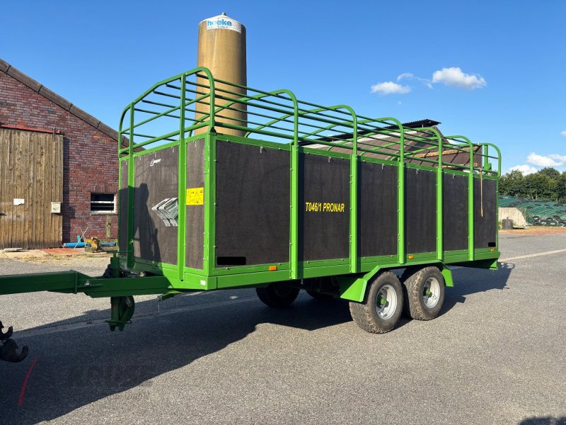Sonstige Transporttechnik des Typs PRONAR T046/1 Viehwagen/Viehtransportanhänger, Gebrauchtmaschine in Fürstenau (Bild 1)