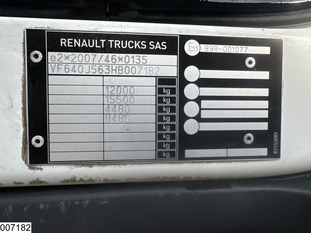 Sonstige Transporttechnik typu Renault D12 210 EURO 6, Dhollandia, Gebrauchtmaschine v Ede (Obrázek 8)