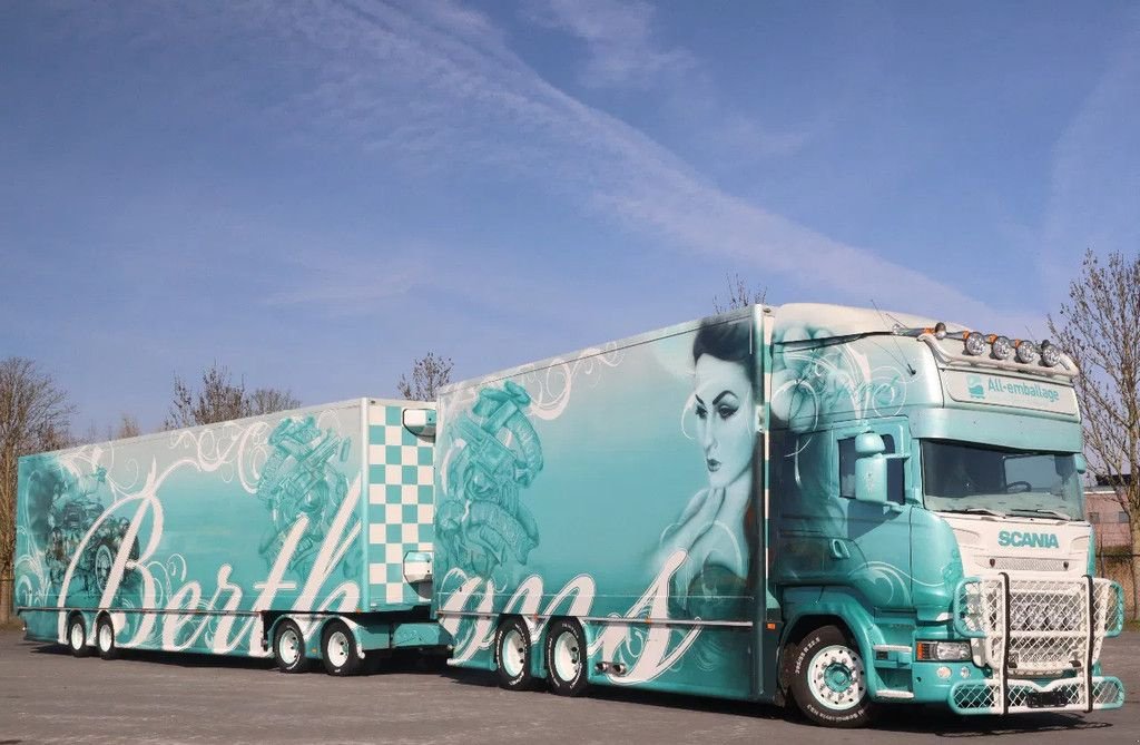 Sonstige Transporttechnik от тип Scania R560 V8 BERTHONS HOT ROD CUSTOM SPECIAL TRUCK, Gebrauchtmaschine в Marknesse (Снимка 5)