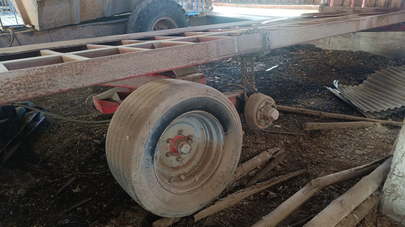 Sonstige Transporttechnik tip Sonstige Halmvogn, 13 m, med boogie, mangler 2 hjul, Gebrauchtmaschine in Egtved (Poză 2)